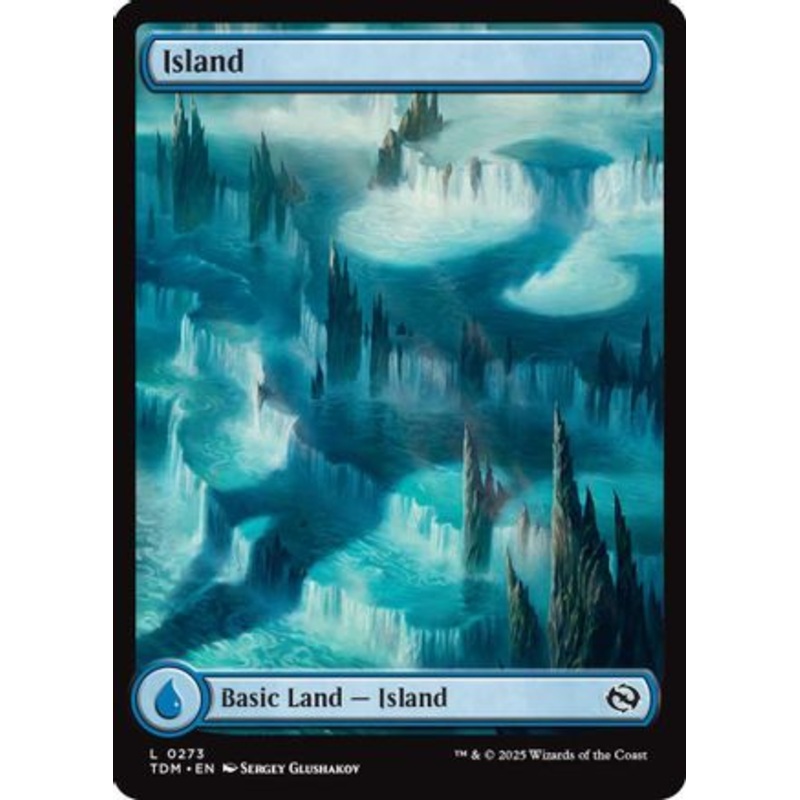 Island (0273) (TDM-273) – Tarkir: Dragonstorm Foil [Land]