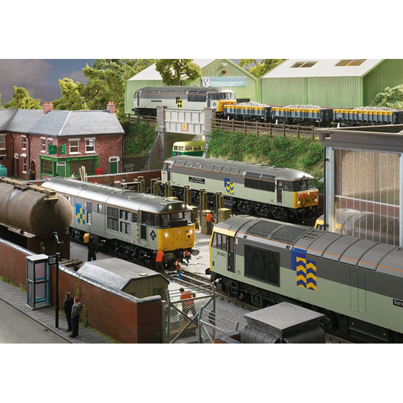 Kidicraft – Hornby Diesel Depot – 1000 Piece Jigsaw Puzzle
