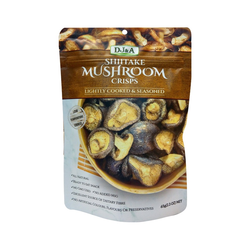 DJ&A SHIITAKE MUSHROOM CRISPS 65G