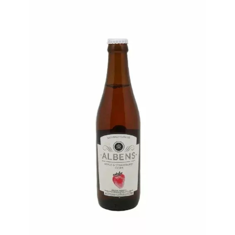 ALBENS CIDER STRAWBERRY 330ML|UNIT