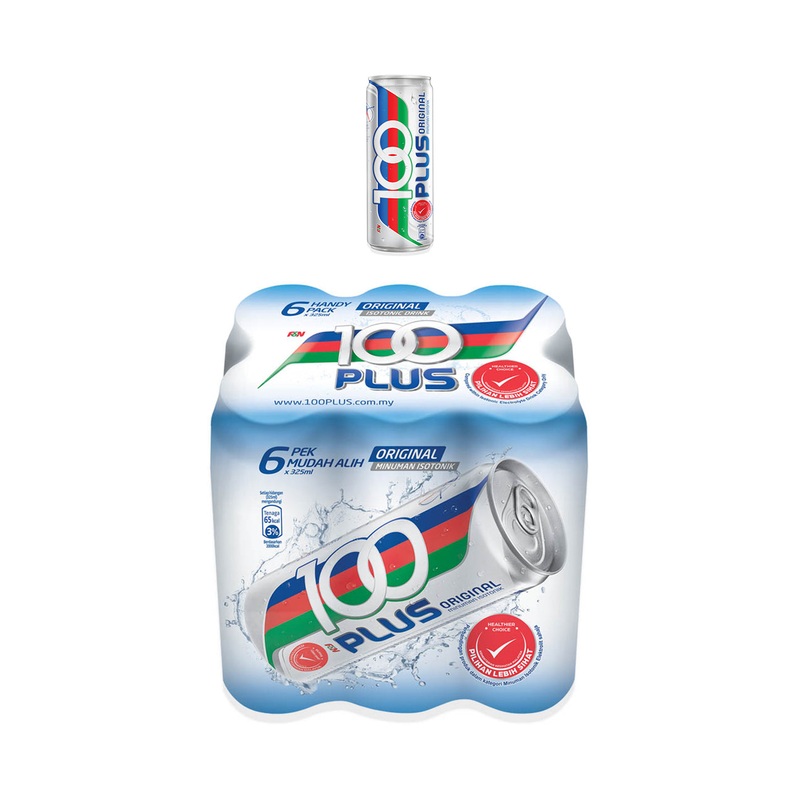 100 PLUS ORIGINAL 6X325ML|PACK