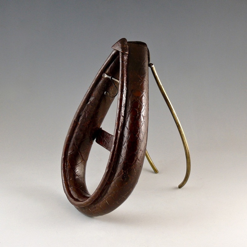 Crocodile Skin Watch/Clock Stand