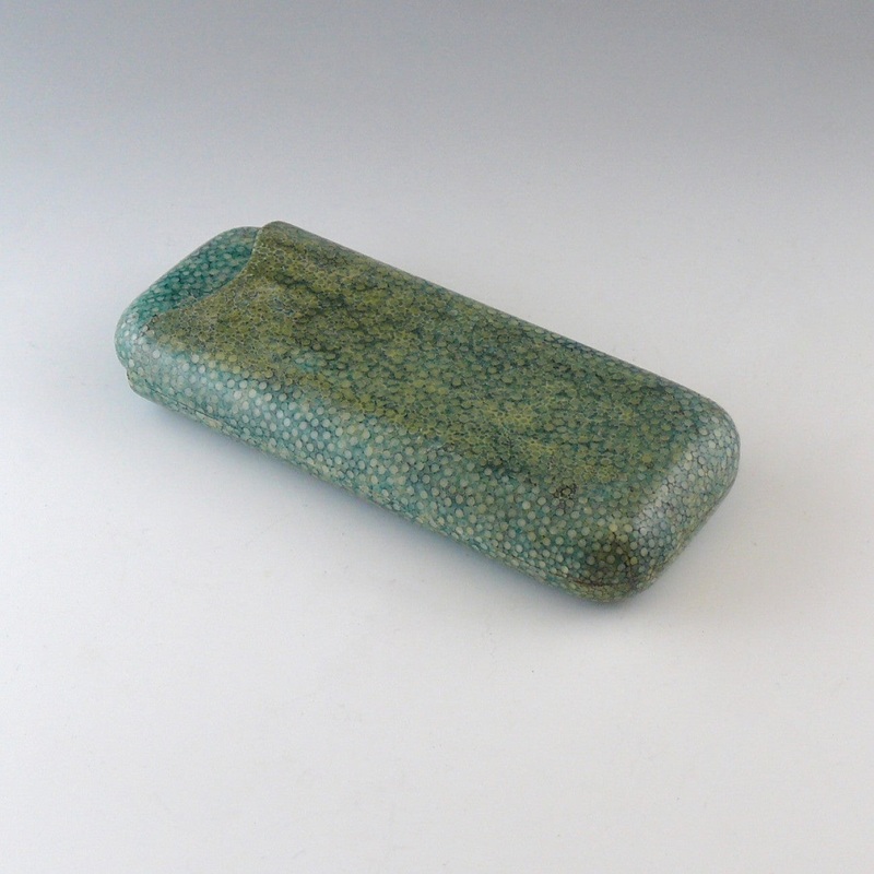 Green Shagreen Cigar Case