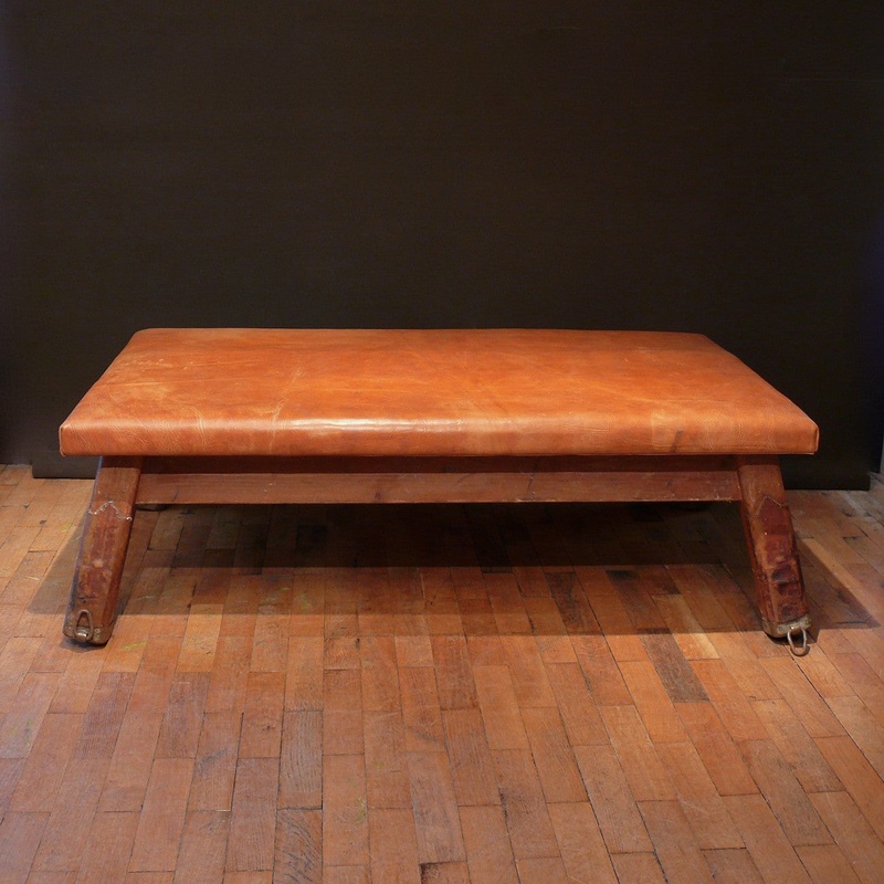 Leather Gymnasium Bench