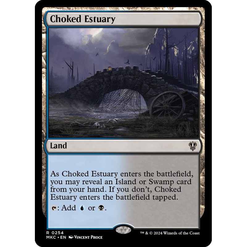 Choked Estuary (MKC-254) – Murders at Karlov Manor Commander [Rare]