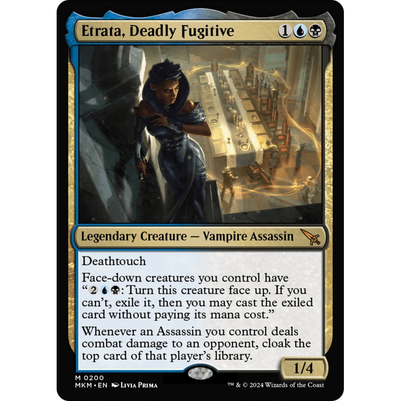 Etrata, Deadly Fugitive (MKM-200) – Murders at Karlov Manor [Mythic]