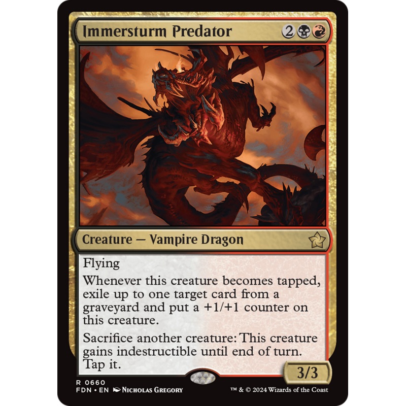 Immersturm Predator (FDN-660) – Foundations [Rare]