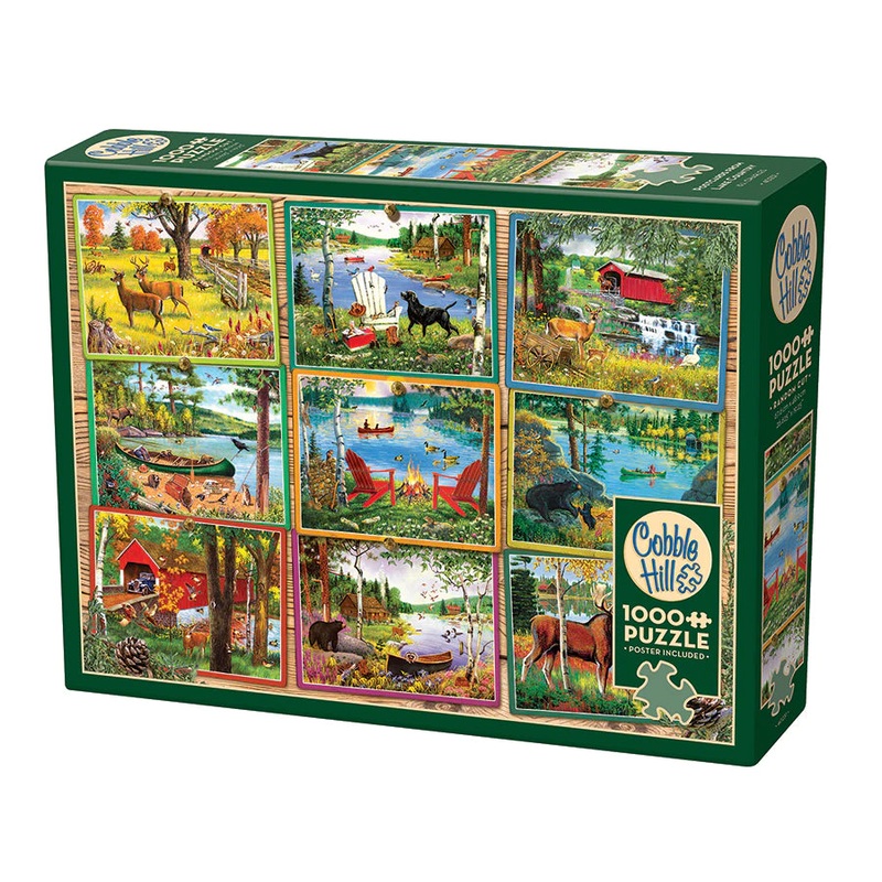 Postcards from Lake Country 1000 Piece Jigsaw Puzzle by Cobble Hill