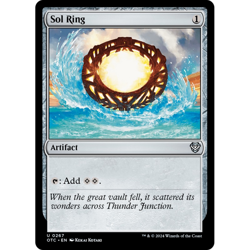 Sol Ring (OTC-267) – Outlaws of Thunder Junction Commander [Uncommon]