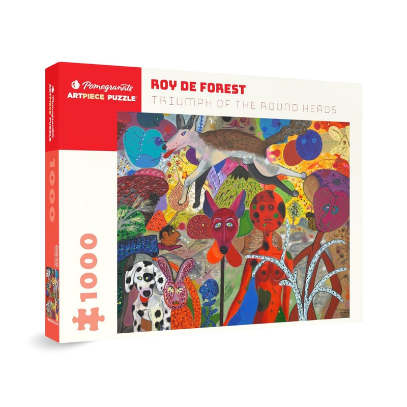Triumph Of The Round Heads by Roy De Forest 1000 Piece Puzzle