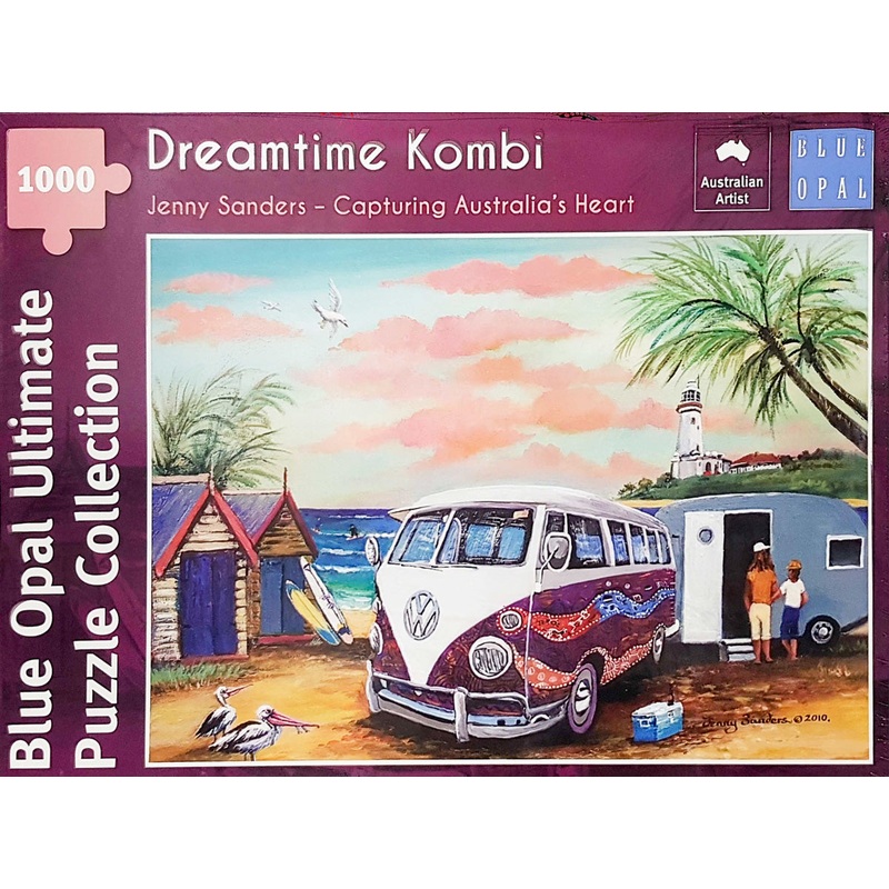 Blue Opal – Jenny Sanders – Dreamtime Kombi Jigsaw Puzzle (1000 pieces)