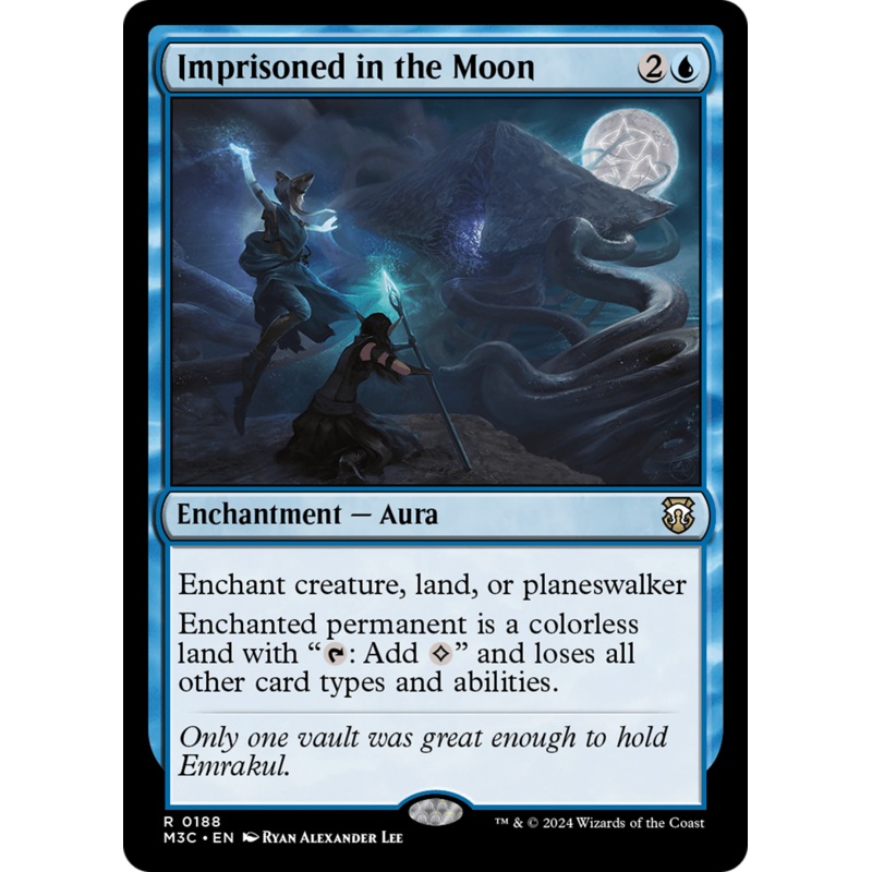 Imprisoned in the Moon (M3C-188) – Modern Horizons 3 Commander Foil [Rare]