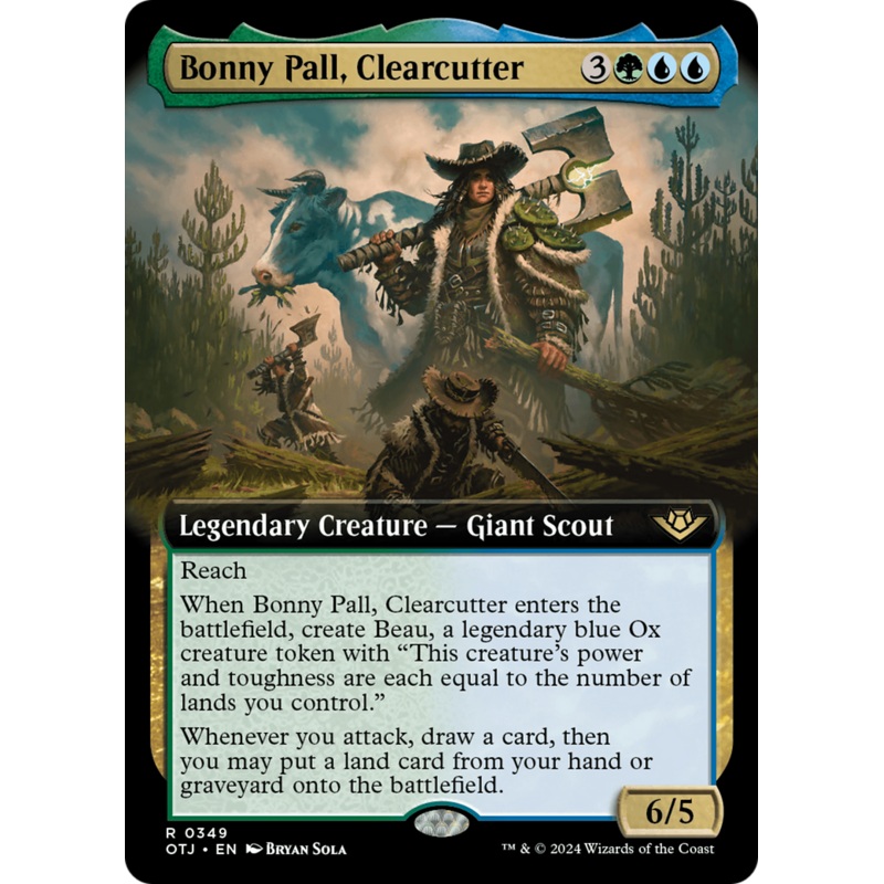 Bonny Pall, Clearcutter (OTJ-349) – Outlaws of Thunder Junction: (Extended Art) Foil [Rare]