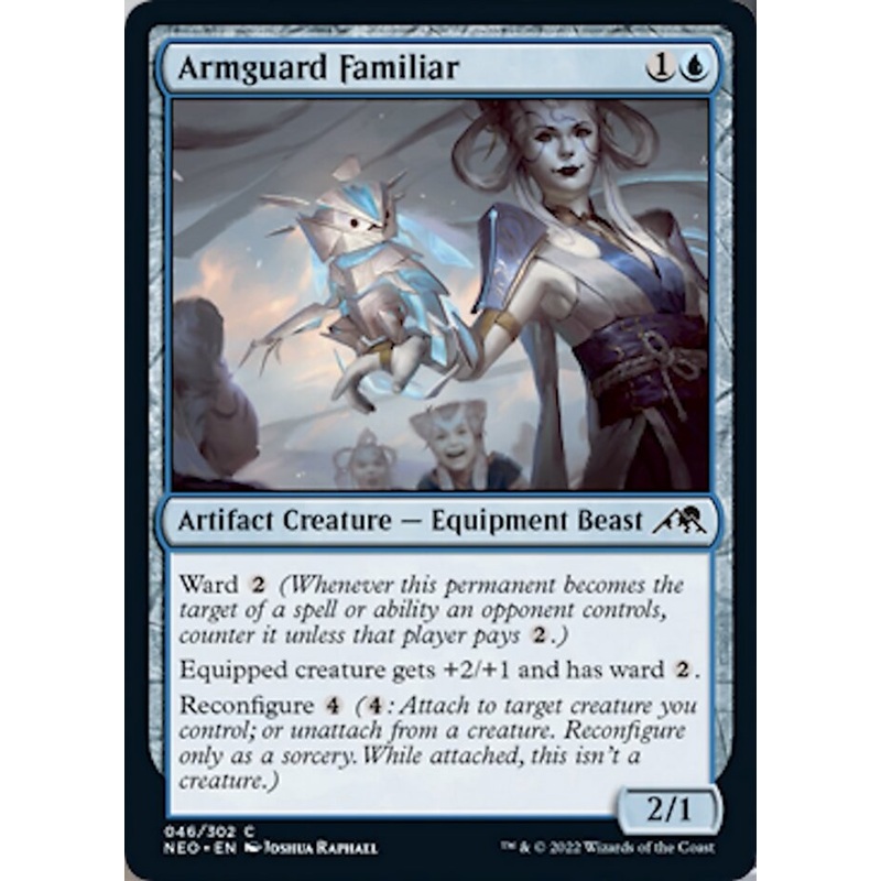 Armguard Familiar (NEO-046) – Kamigawa: Neon Dynasty [Common]