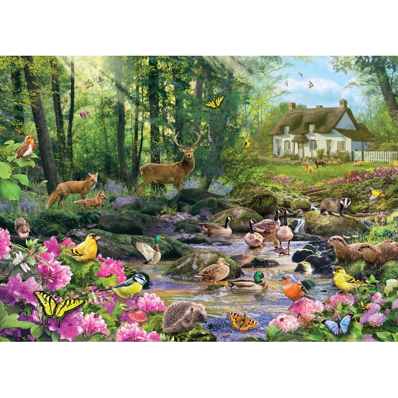 Woodland Glade  1000 Piece Jigsaw Puzzle (Gibsons)