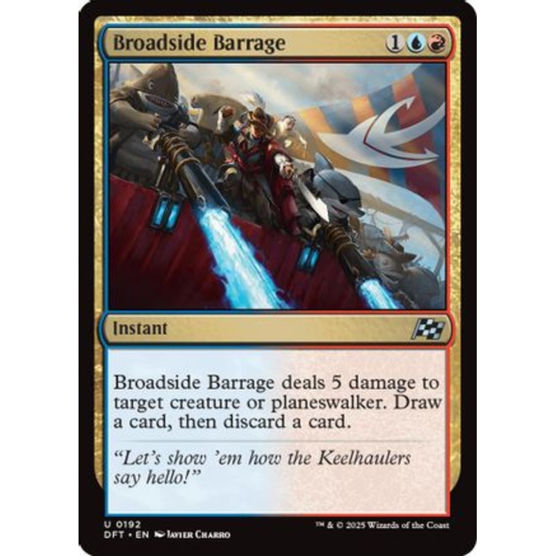 Broadside Barrage (DFT-192) – Aetherdrift [Uncommon]