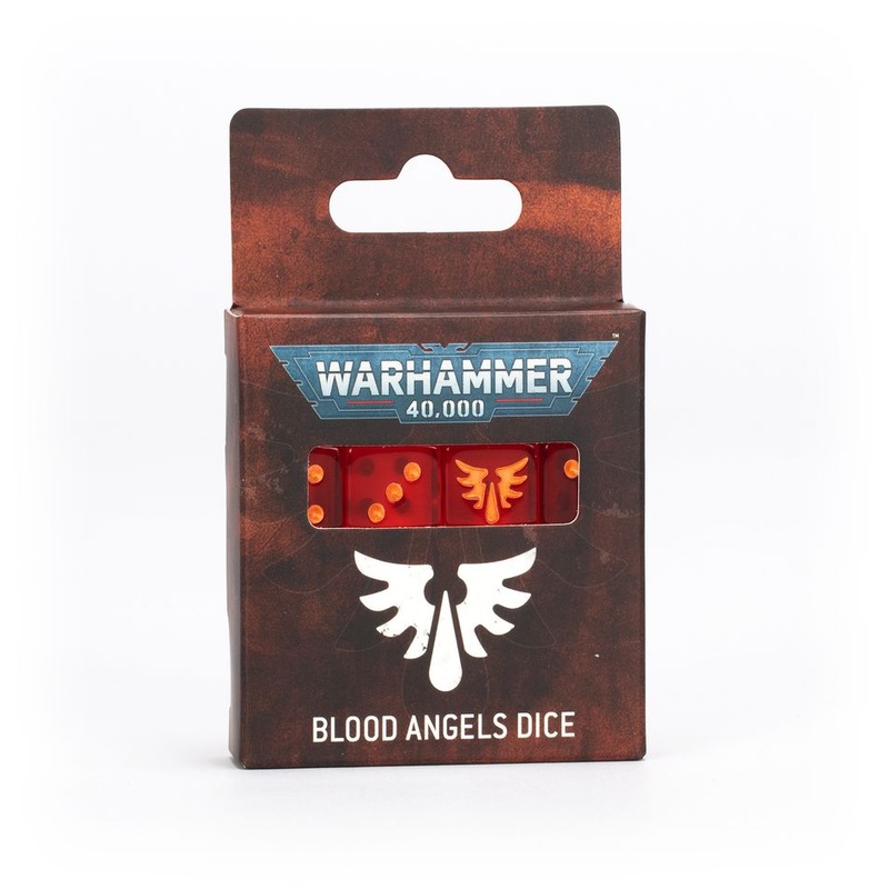 Warhammer 40K Blood Angels: Dice Set W40K BLA Dice