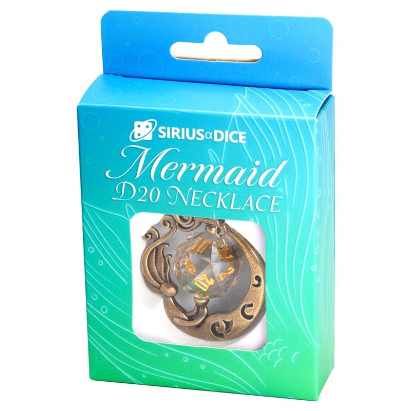 Sirius Dice Mermaid d20 Necklace Mermaid d20 Necklace