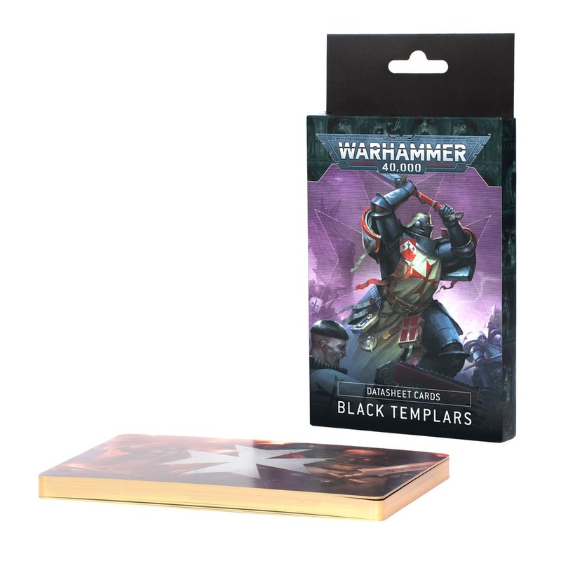 Warhammer 40K Datasheet Cards: Black Templars W40K BT Datasheet