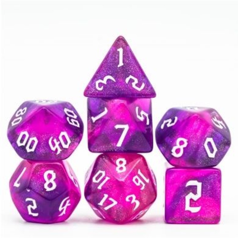 Foam Brain 7ct Polyhedral Dice Set Gravity Elemental