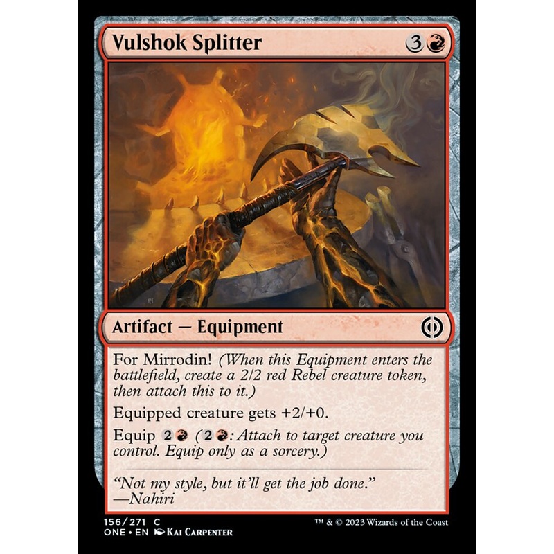 Vulshok Splitter (ONE-156) – Phyrexia: All Will Be One [Common]