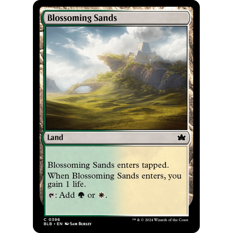 Blossoming Sands (BLB-396) – Bloomburrow [Common]
