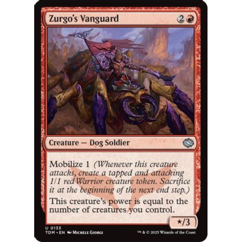 Zurgo’s Vanguard (TDM-133) – Tarkir: Dragonstorm [Uncommon]