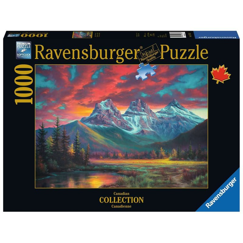 Alberta’s Three Sisters 1000 piece Jigsaw Puzzle by Ravensburger