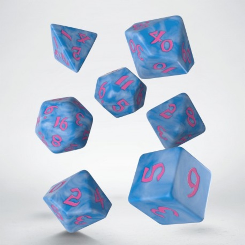 Q-Workshop Classic Runic Glacier/Pink 7ct Polyhedral Set