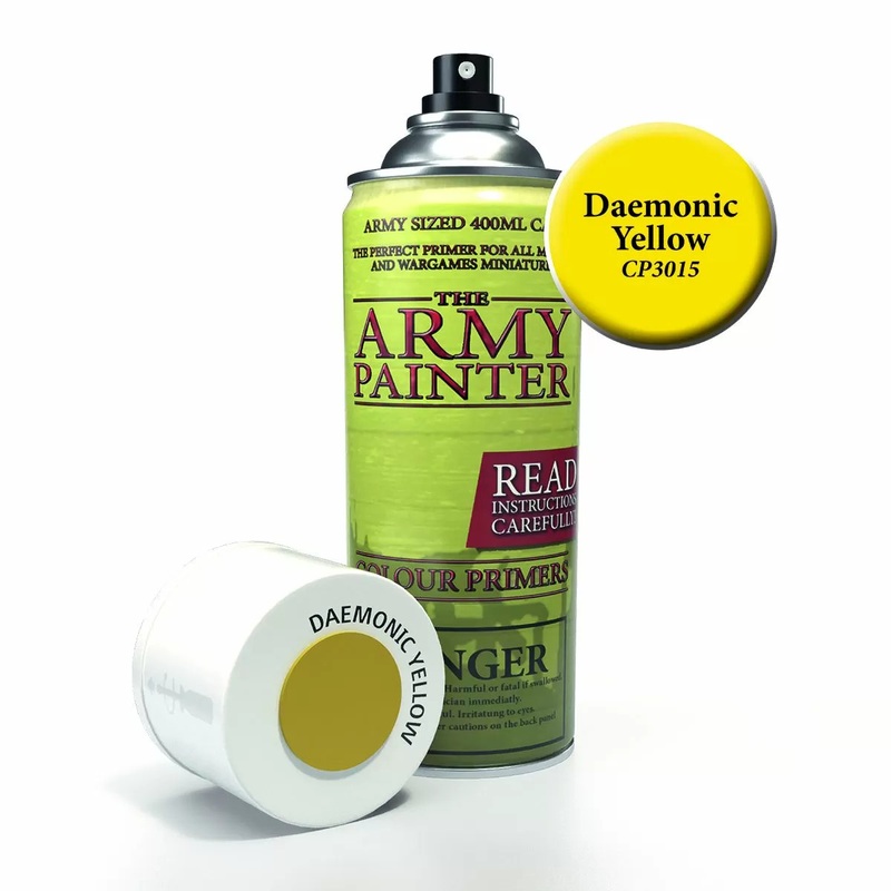 Army Painter Spray Primer – Daemonic Yellow 400ml