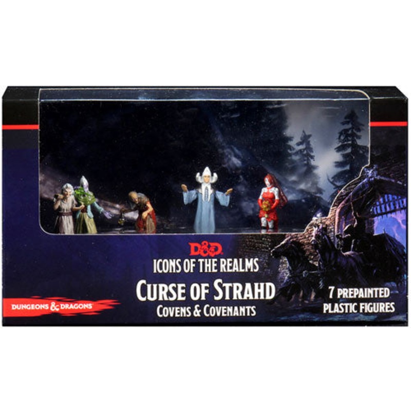 D&D Icons of the Realms Curse of Strahd Covens & Covenants Premium Miniatures Set