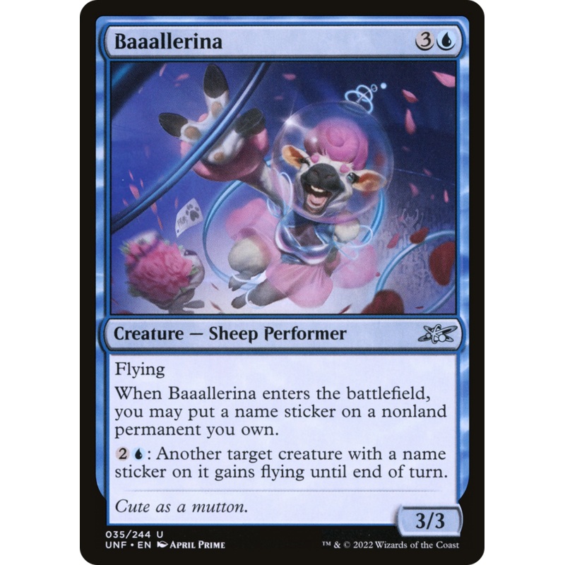Baaallerina (UNF-035) – Unfinity Foil [Uncommon]