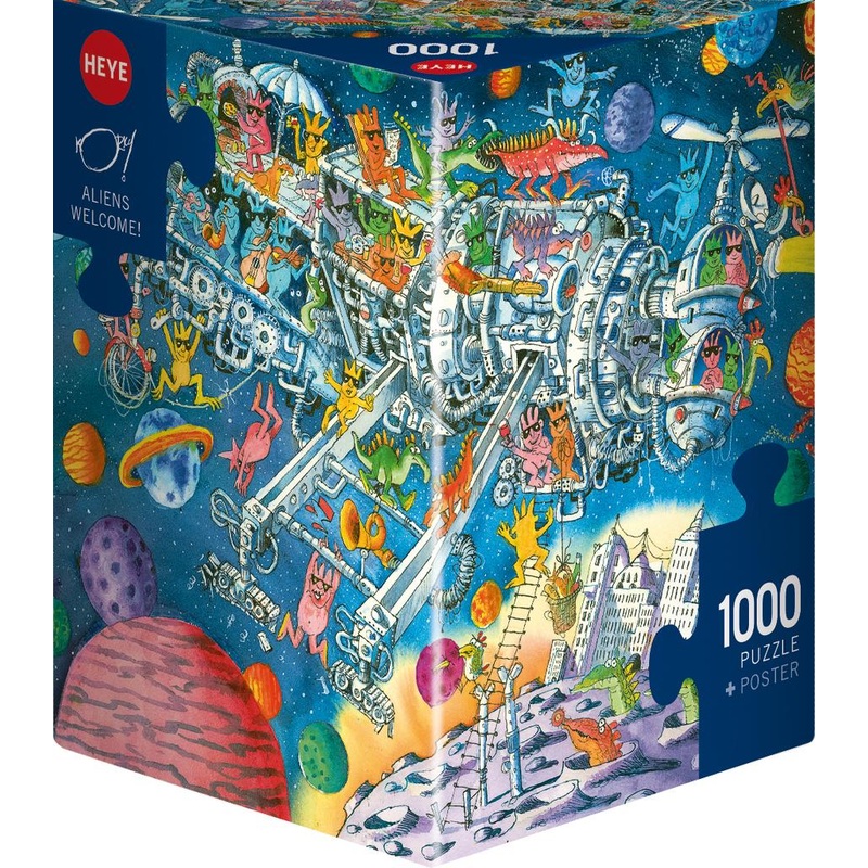 Aliens Welcome!, Paul, TB 1000 Piece Jigsaw Puzzle by Heye