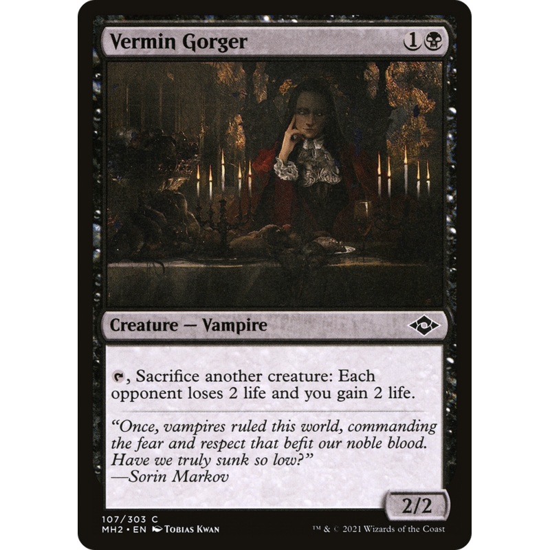 Vermin Gorger (MH2-107) – Modern Horizons 2 Foil [Common]