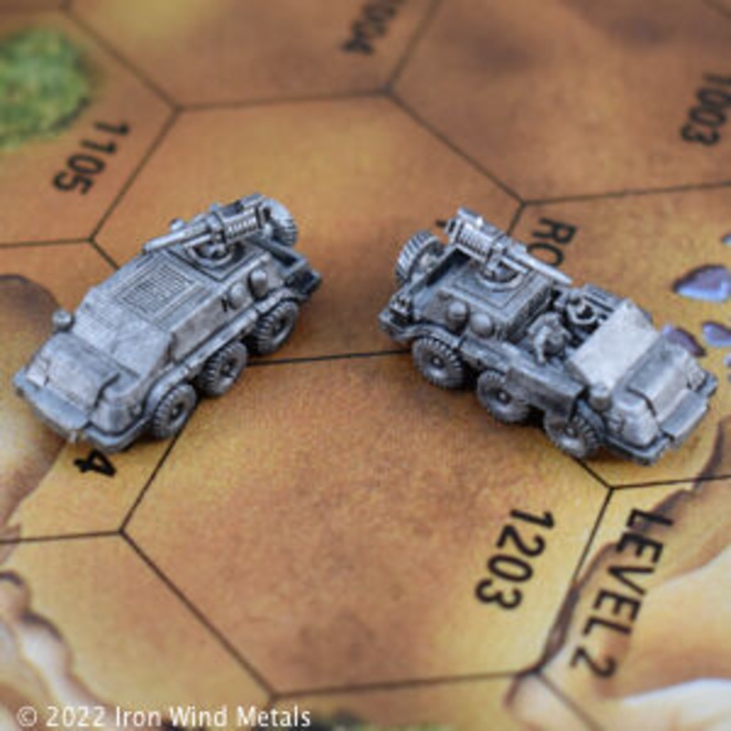 Wheeled Scout (2) Open and Closed Top | Iron Wind Metals | Milsims Games