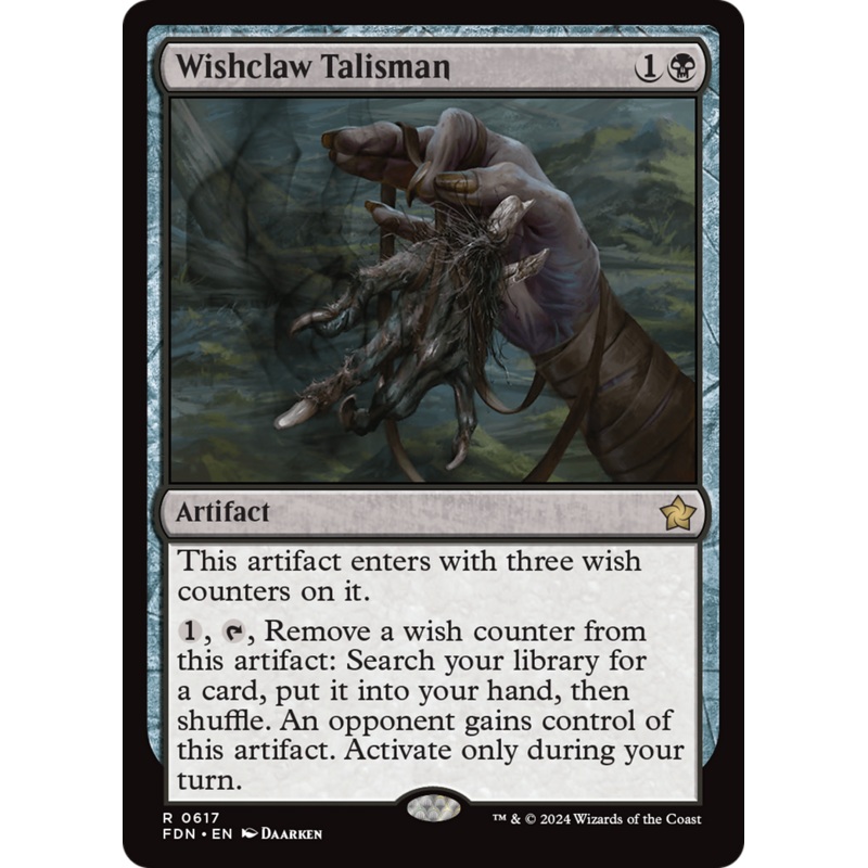 Wishclaw Talisman (FDN-617) – Foundations [Rare]