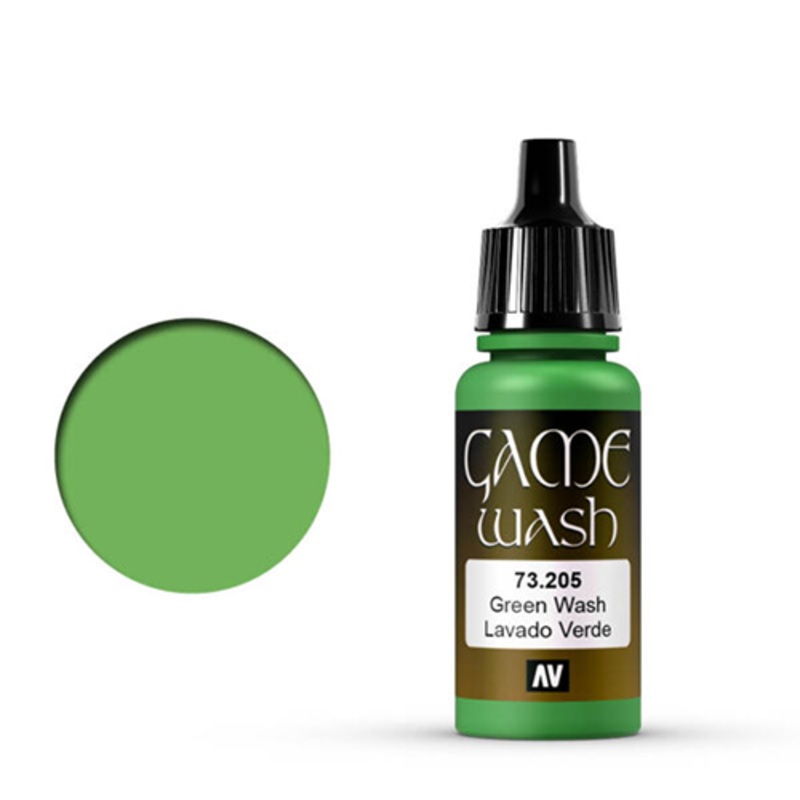 Vallejo Model Color Paint – Green Wash (17ml)