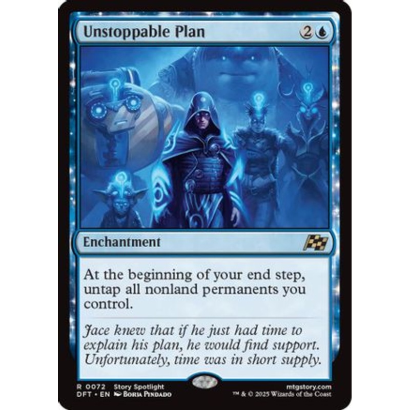 Unstoppable Plan (DFT-072) – Aetherdrift Foil [Rare]