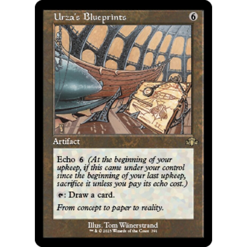 Urza’s Blueprints (DMR-391) – Dominaria Remastered [Rare]