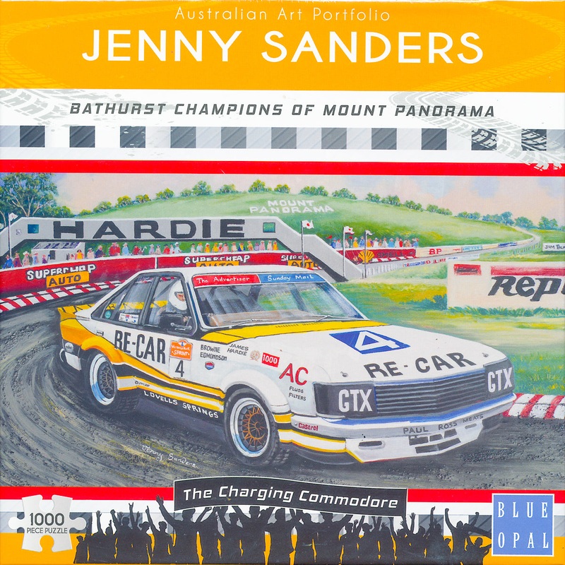 Blue Opal – The Charging Commodore Re-Car 4 by Jenny Sanders Jigsaw Puzzle (1000 Pieces)