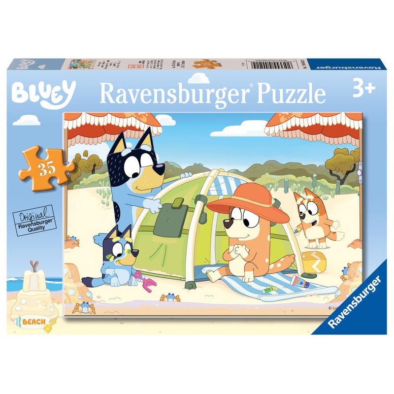 Bluey: Beach Day! Jigsaw Puzzle 35pc