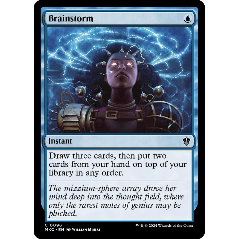 Brainstorm (MKC-096) – Murders at Karlov Manor Commander [Common]
