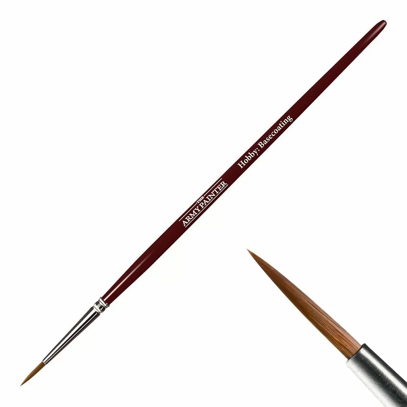 Army Painter Hobby Brush – Basecoating | Premium Paint Brushes for Miniatures