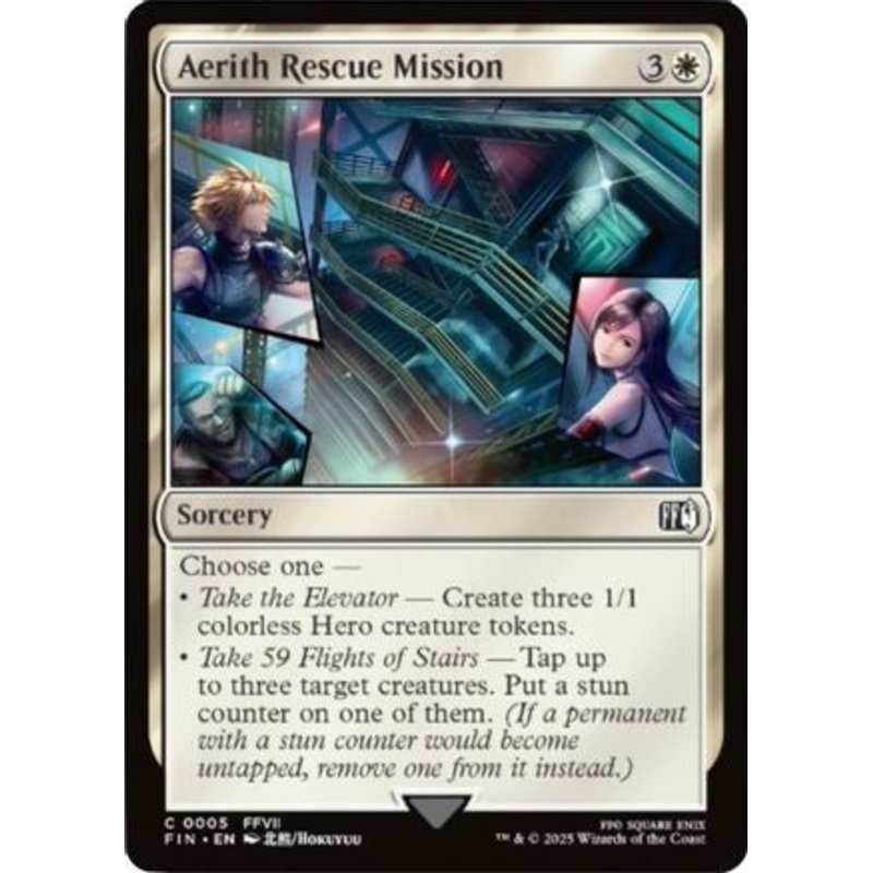 Aerith Rescue Mission (FIN-005) – FINAL FANTASY [Common] Near Mint