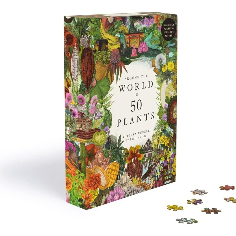 Around The World In 50 Plants 1000 Piece Puzzle