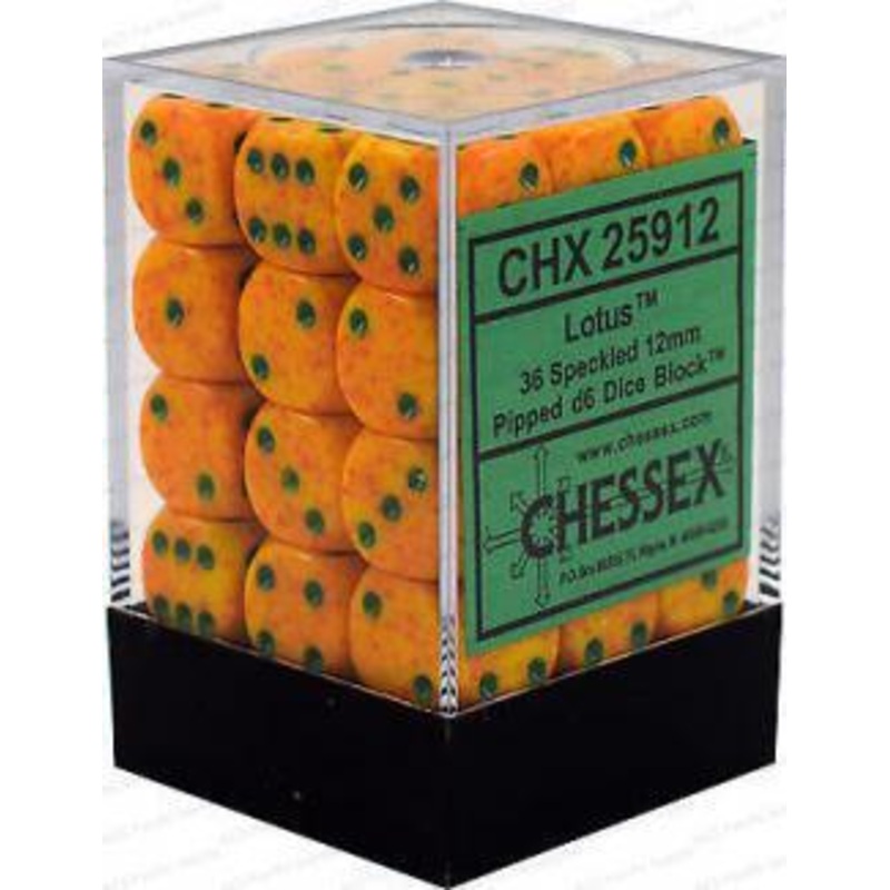 Speckled: Lotus 12mm D6 (36)