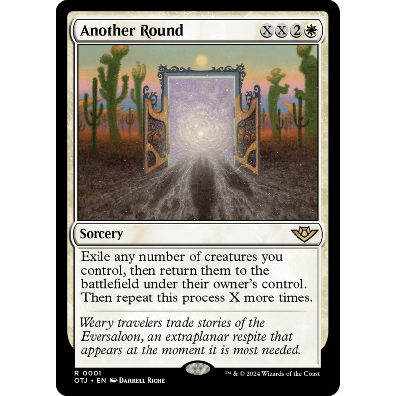 Another Round (OTJ-001) – Outlaws of Thunder Junction Foil [Rare]