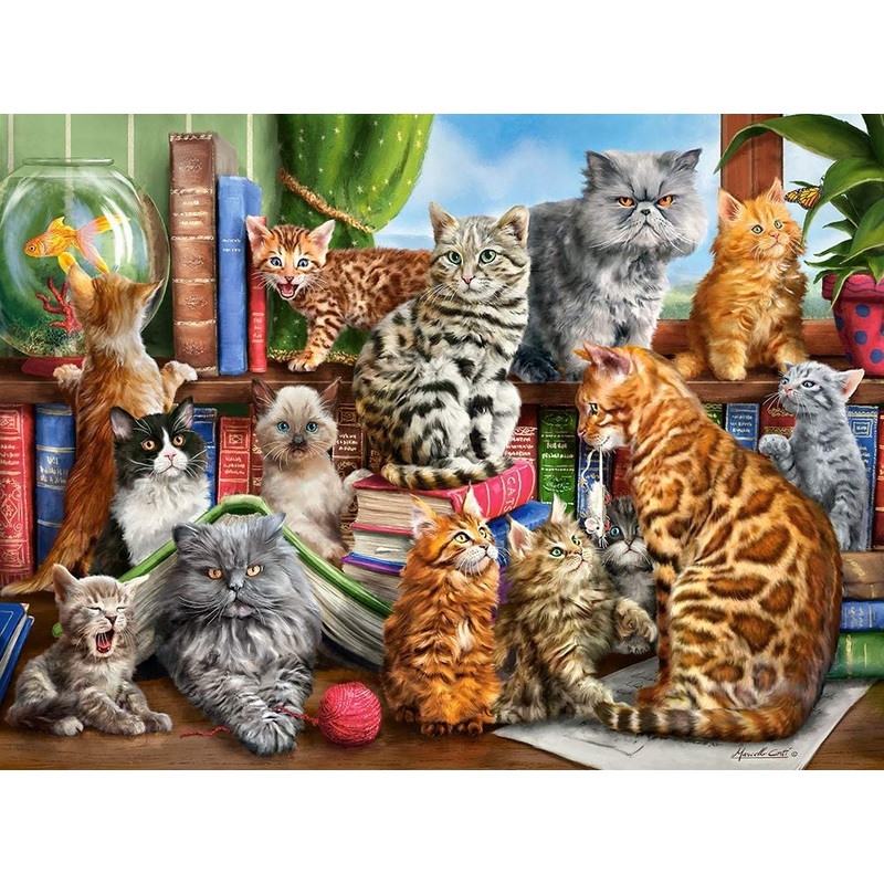Castorland – House Of Cats Jigsaw Puzzle (2000 Pieces)