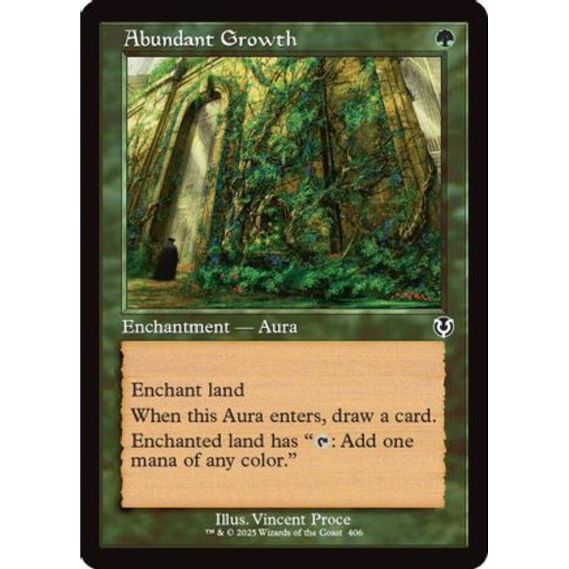 Abundant Growth (Retro Frame) (INR-406) – Innistrad Remastered Foil [Common]