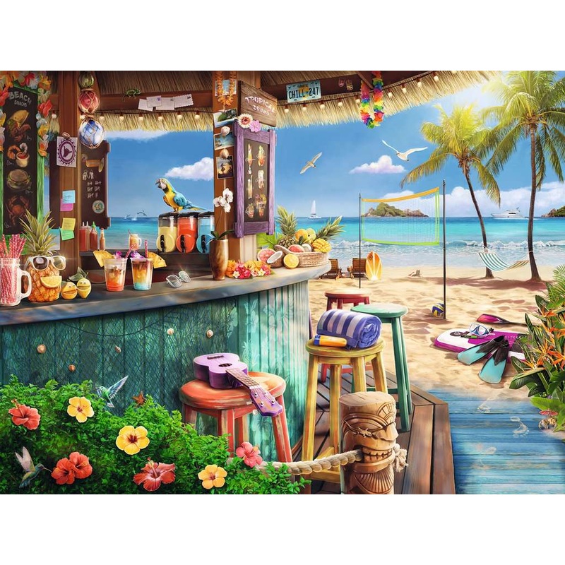 Beach Bar Breezes 1500 Piece Jigsaw Puzzle by Ravensburger